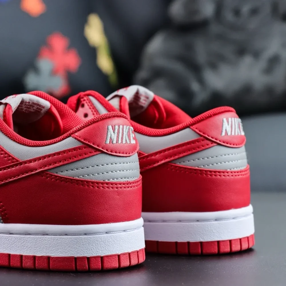 Dunk Low Retro Mid Grey Varsity Red Replica - etkick reps au