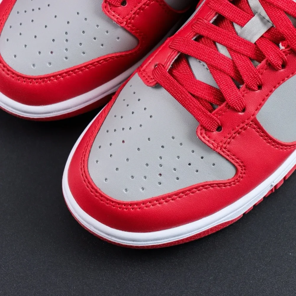 Dunk Low Retro Mid Grey Varsity Red Replica - etkick reps au