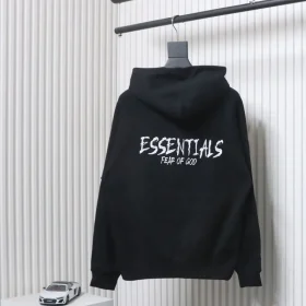 Fear Of God Hoodie With Hand-Painted Lettering Print