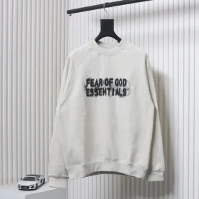 Fear Of God Sweatshirt With Logo And Smoky Letters