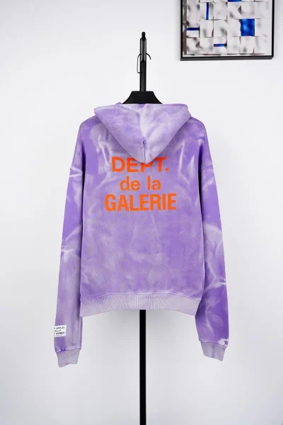 Gallery Dept Purple Tie Dye Hoodie - etkick reps au