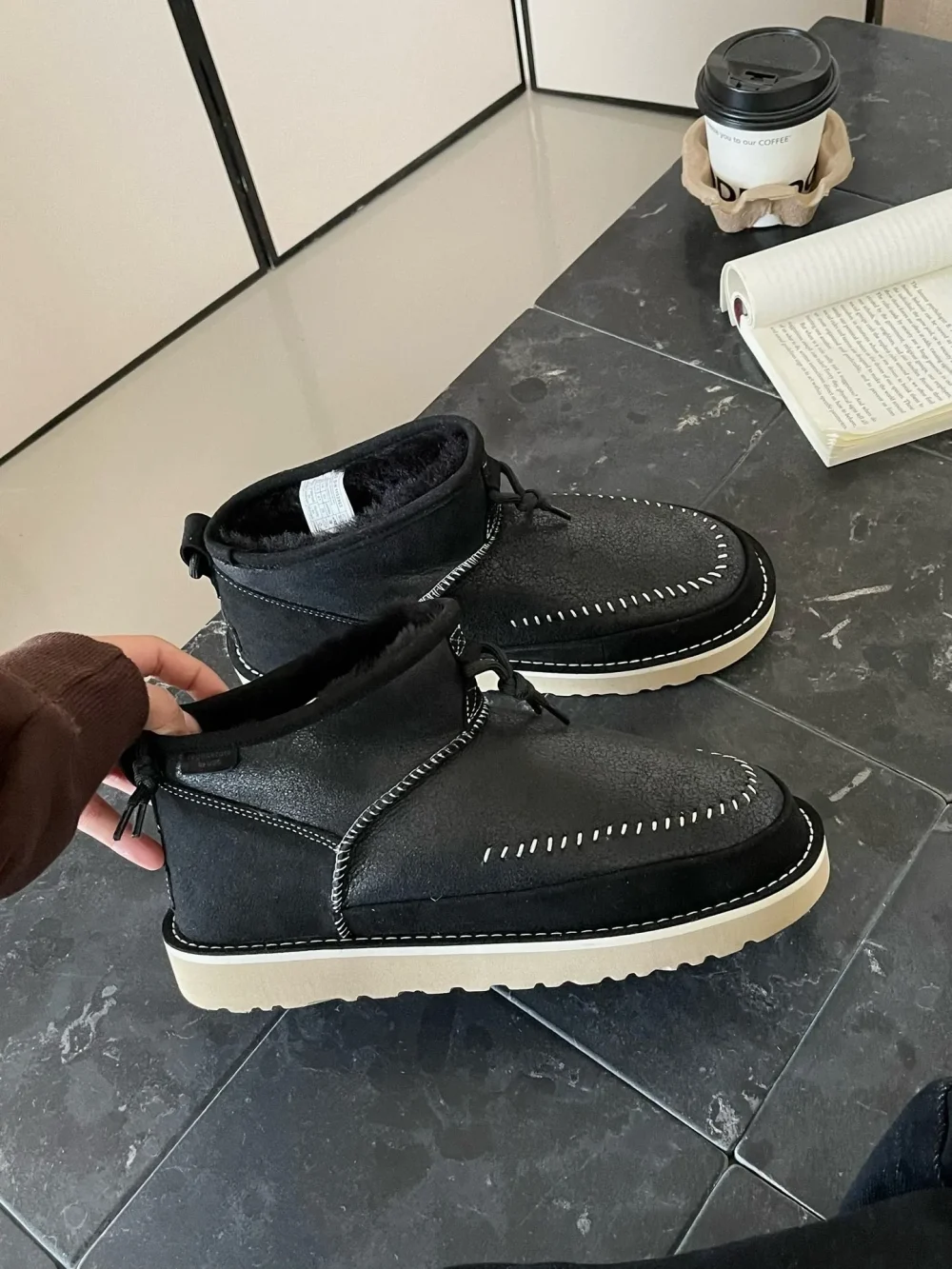 Handmade Newm men’s shoes in black - etkick reps au