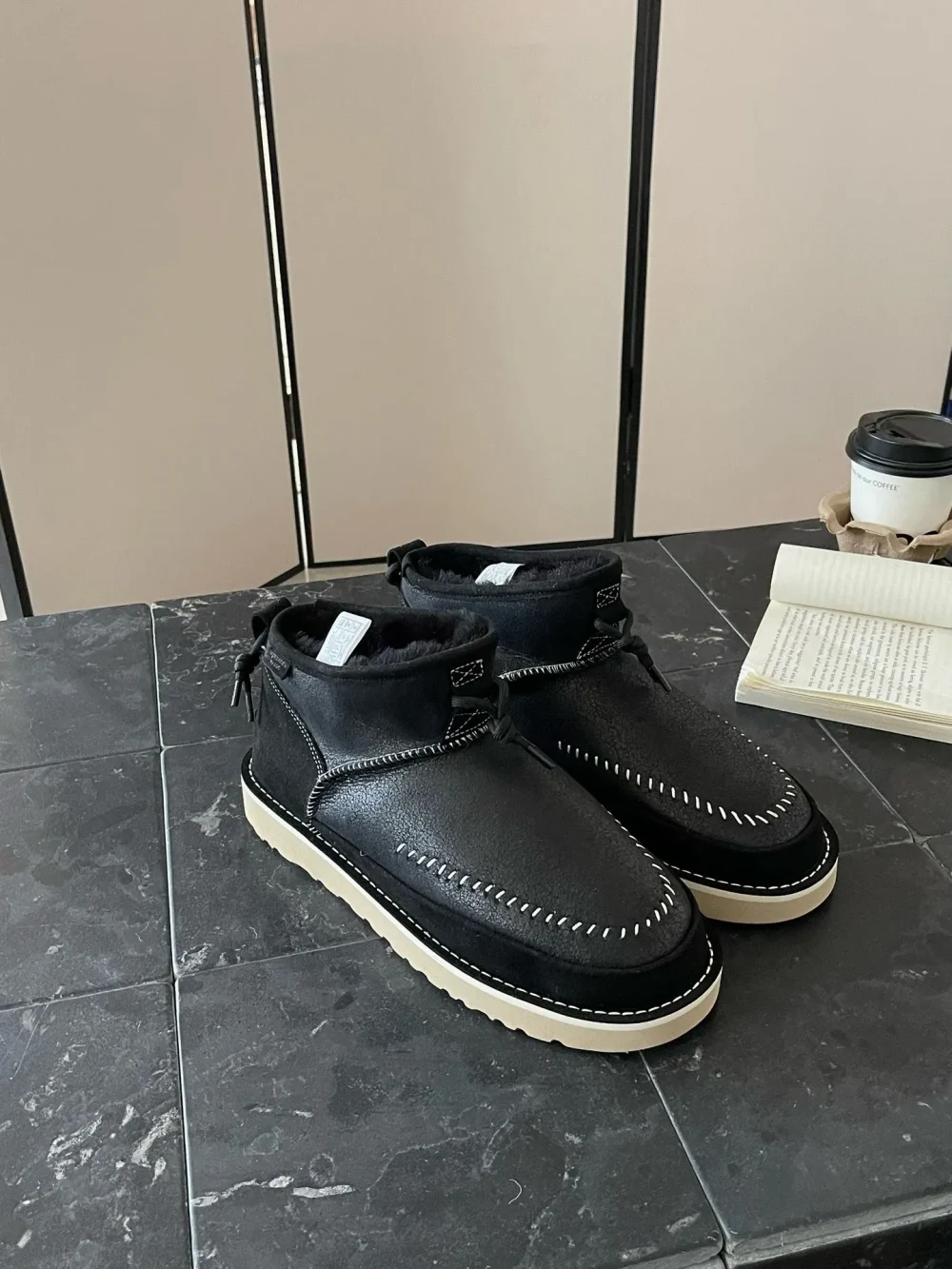 Handmade Newm men’s shoes in black - etkick reps au