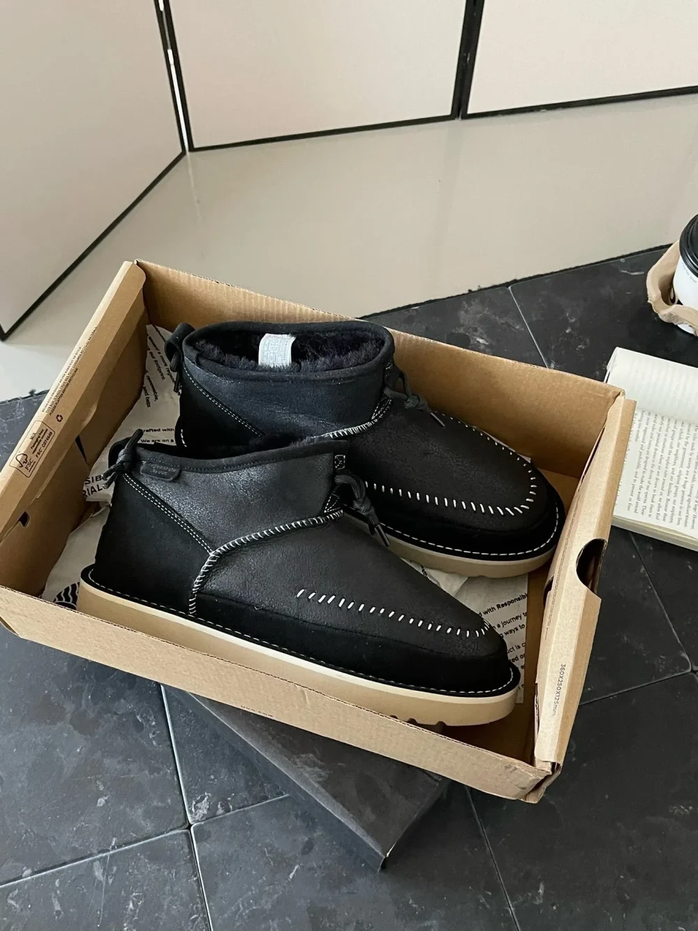 Handmade Newm men’s shoes in black - etkick reps au