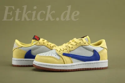 Jordan Kids x Travis Scott Air Jordan 1 Retro Low OG SP Canary - etkick reps au