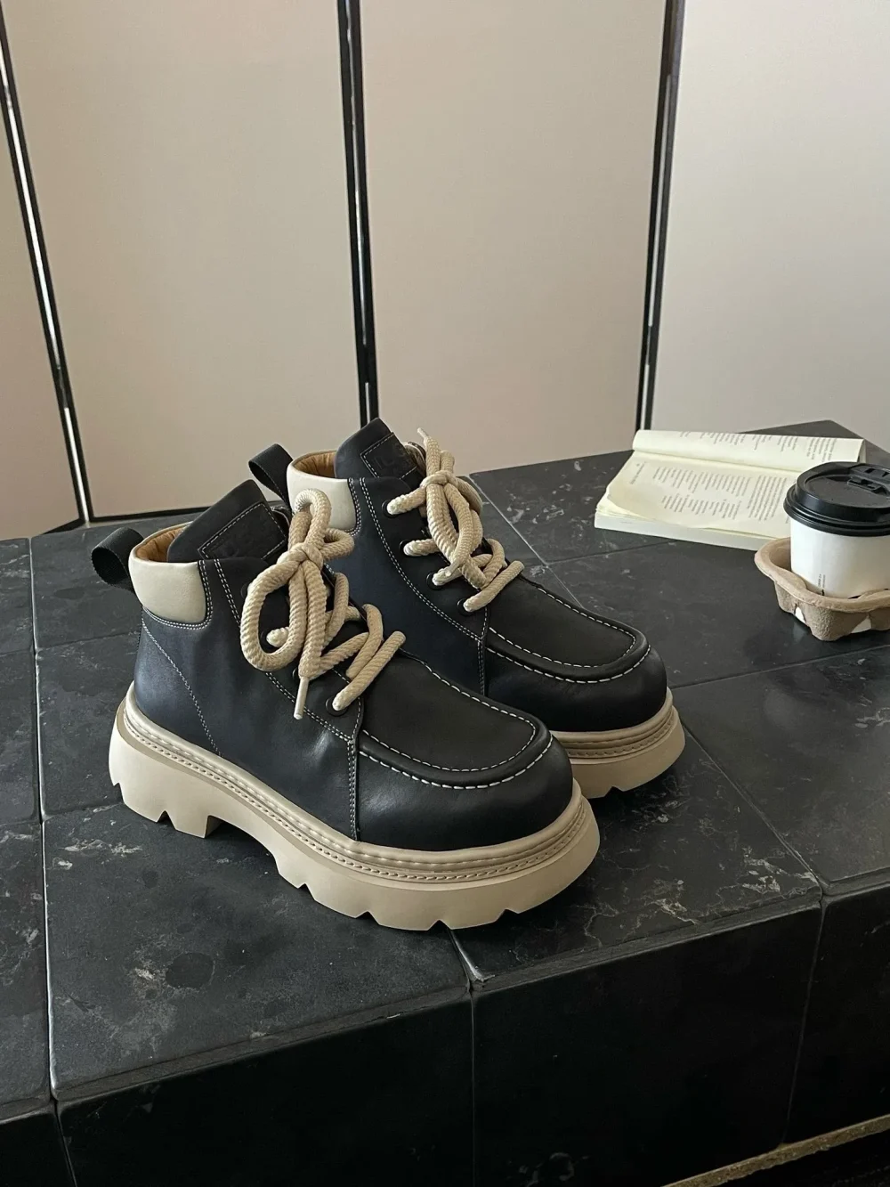 Martin Boots In Wool Version In Black - etkick reps au