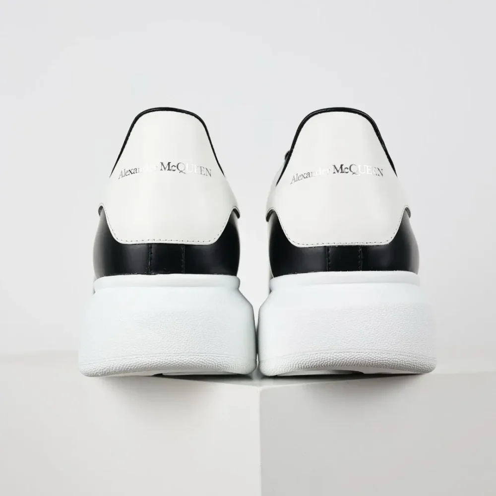 McQueen Oversized Low-Top Sneakers Black/White Reps - etkick reps au