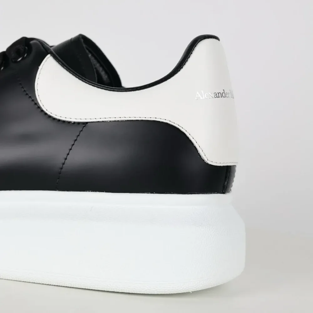 McQueen Oversized Low-Top Sneakers Black/White Reps - etkick reps au