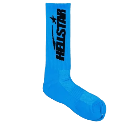 Socks With Hellstar Logo Blue - etkick reps au