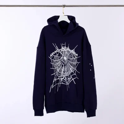 Sp5der Arach NY Phobia Hoodie Navy - etkick reps au