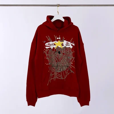 Sp5der Hoodie ‘Maroon’ Top Replica - etkick reps au