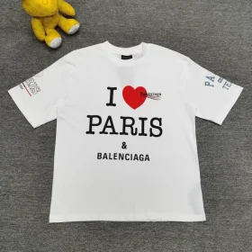 Balenciaga "I Love Paris and Balenciaga" T-shirt with art print