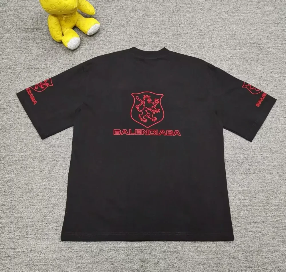 Balenciaga Manchester United Embroidered T-Shirt 2025 - etkick reps au