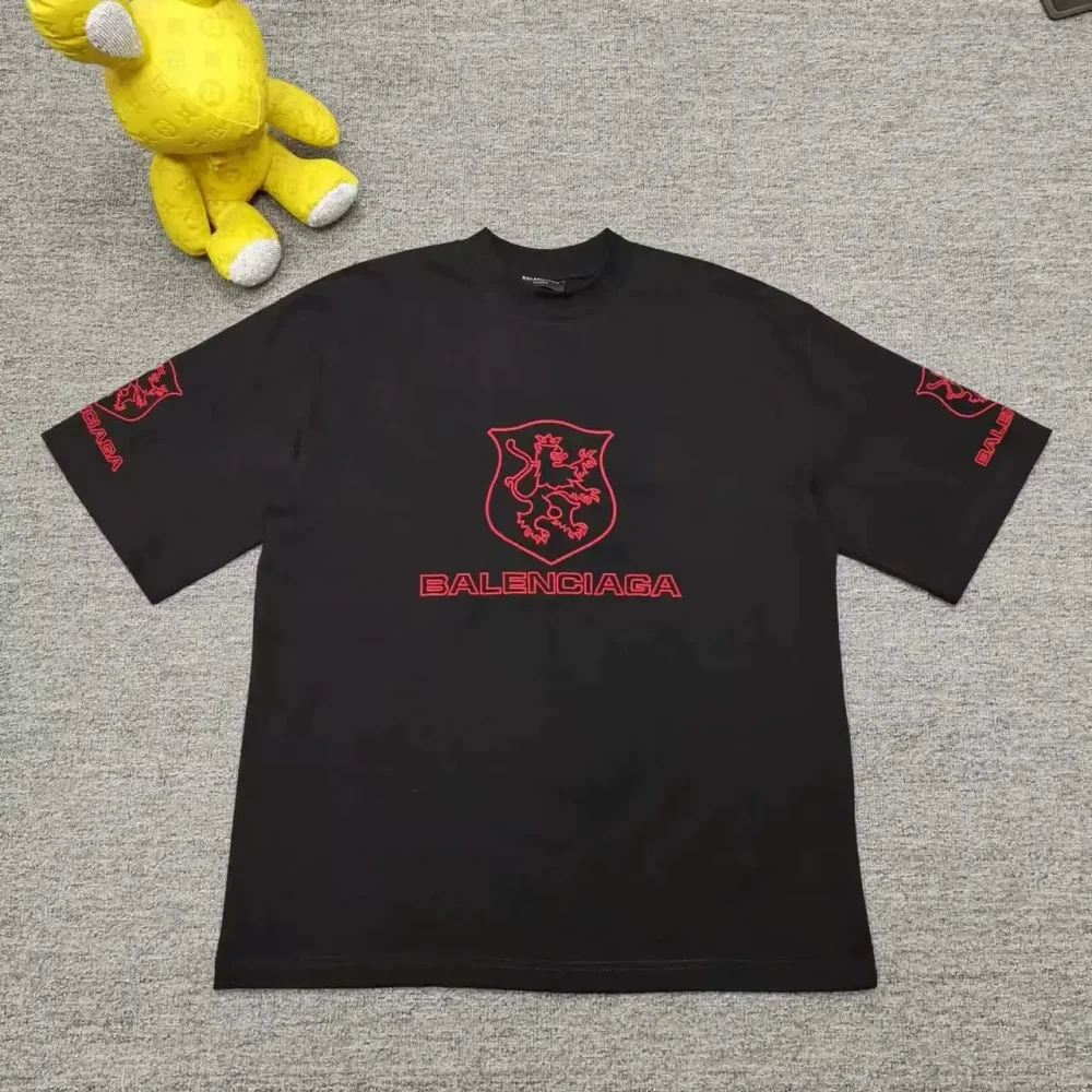 Balenciaga Manchester United Embroidered T-Shirt 2025 - etkick reps au
