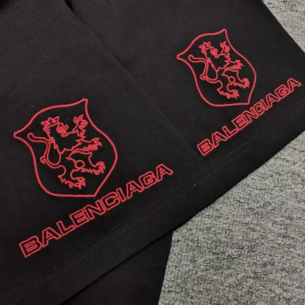 Balenciaga Manchester United Embroidered T-Shirt 2025 - etkick reps au