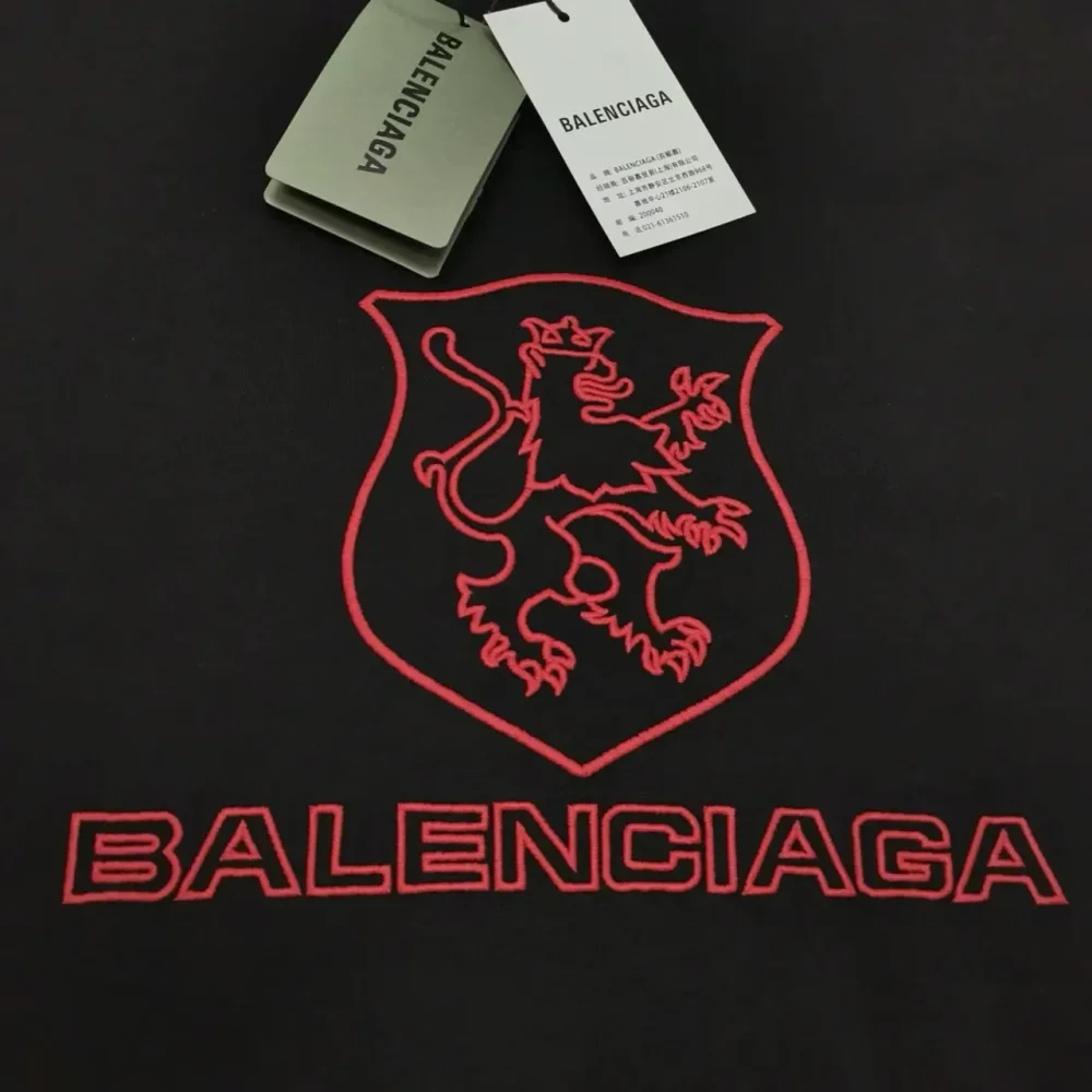 Balenciaga Manchester United Embroidered T-Shirt 2025 - etkick reps au