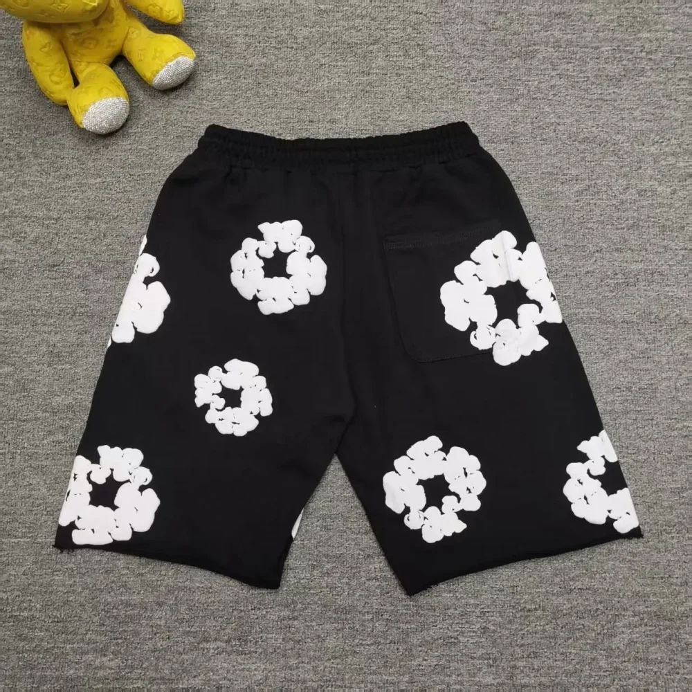Cactus Denim Tear Wreath Sweatpants Foam Shorts - etkick reps au