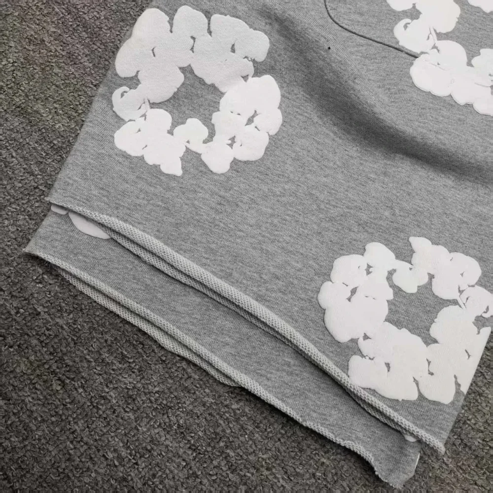 Cactus Denim Tear Wreath Sweatpants Foam Shorts - etkick reps au