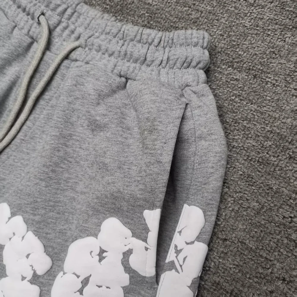 Cactus Denim Tear Wreath Sweatpants Foam Shorts - etkick reps au