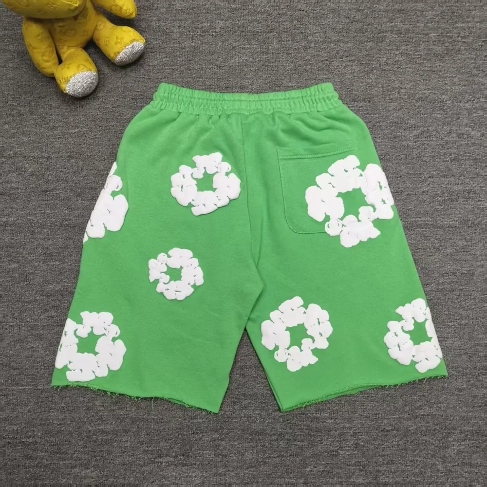 Cactus Denim Tear Wreath Sweatpants Foam Shorts - etkick reps au