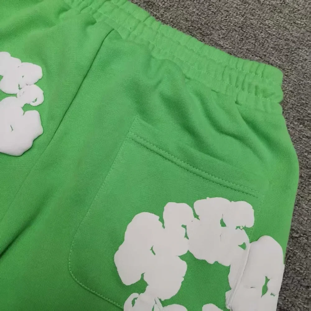 Cactus Denim Tear Wreath Sweatpants Foam Shorts - etkick reps au