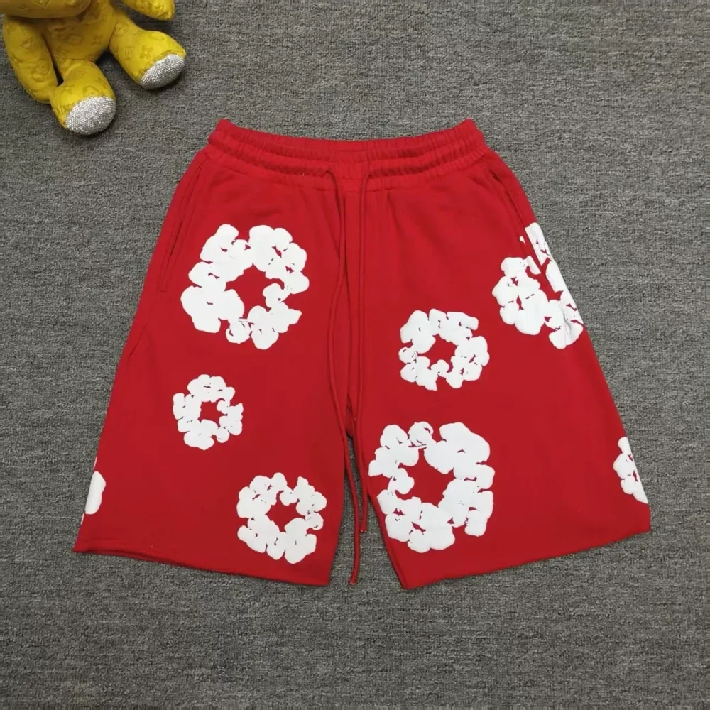 Cactus Denim Tear Wreath Sweatpants Foam Shorts - etkick reps au