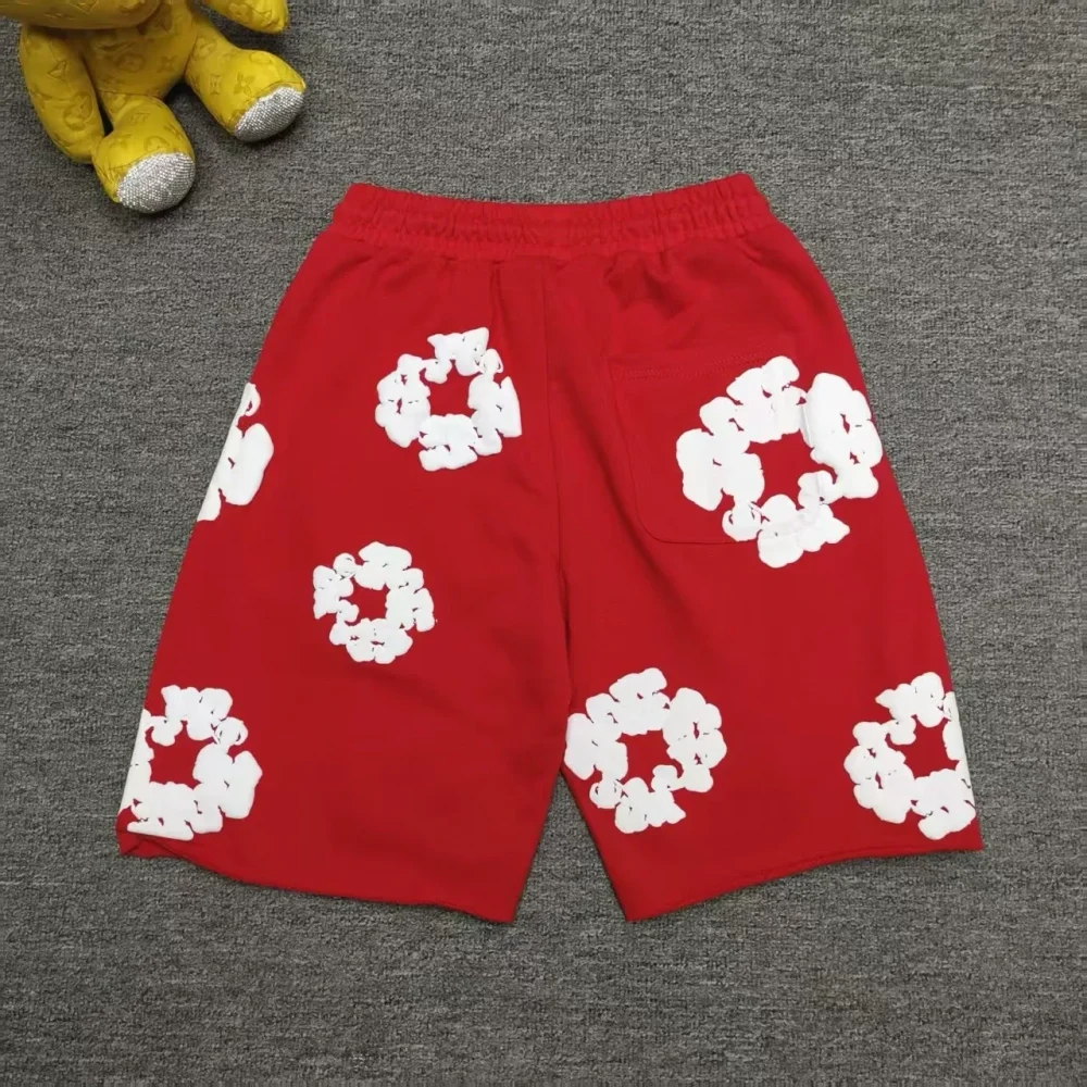 Cactus Denim Tear Wreath Sweatpants Foam Shorts - etkick reps au