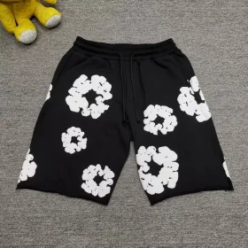 Cactus Denim Tear Wreath Sweatpants Foam Shorts