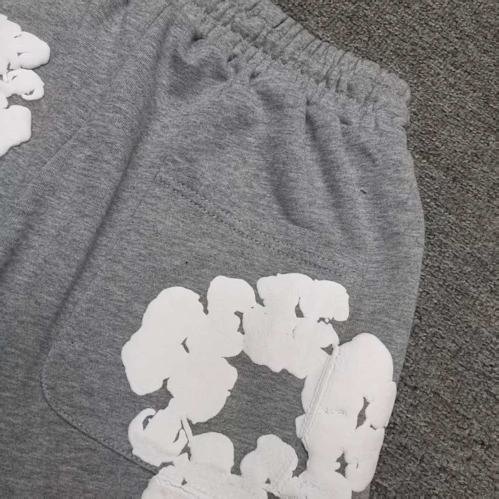 Cactus Denim Tear Wreath Sweatpants Foam Shorts - etkick reps au