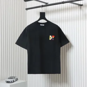 Ami T-Shirt With Rainbow Embroidery