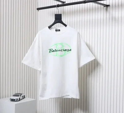 Balenciaga 25Ss T-Shirt With Printed Logo - etkick reps au