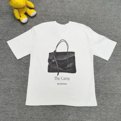 Balenciaga Handbag Direct Injection Printed Short Sleeve T-Shirt - etkick reps au