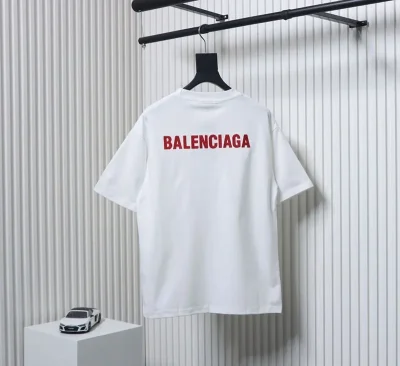 Balenciaga T-Shirt With Embroidered Lettering - etkick reps au