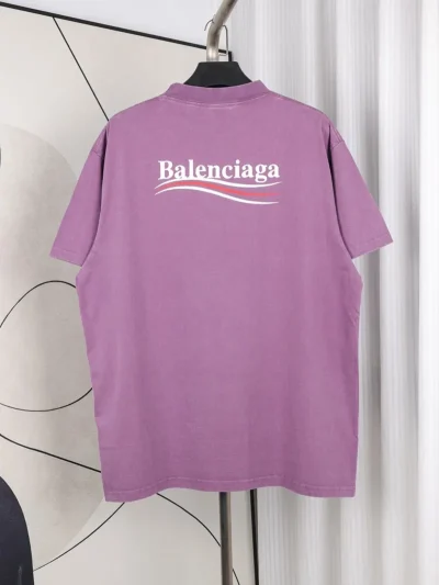 Balenciaga T-Shirt With Faded Logo Print - etkick reps au