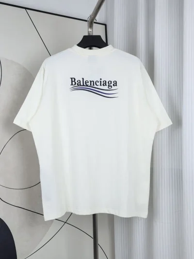 Balenciaga T-Shirt With Letter Embroidery - etkick reps au