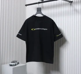 Balenciaga T-Shirt With Logo Print And Embroidery