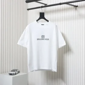Balenciaga T-Shirt With Mosaic Logo Print