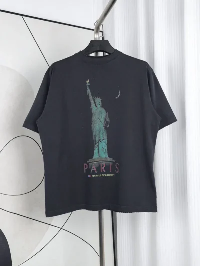 Balenciaga T-shirt with Statue of Liberty print - etkick reps au