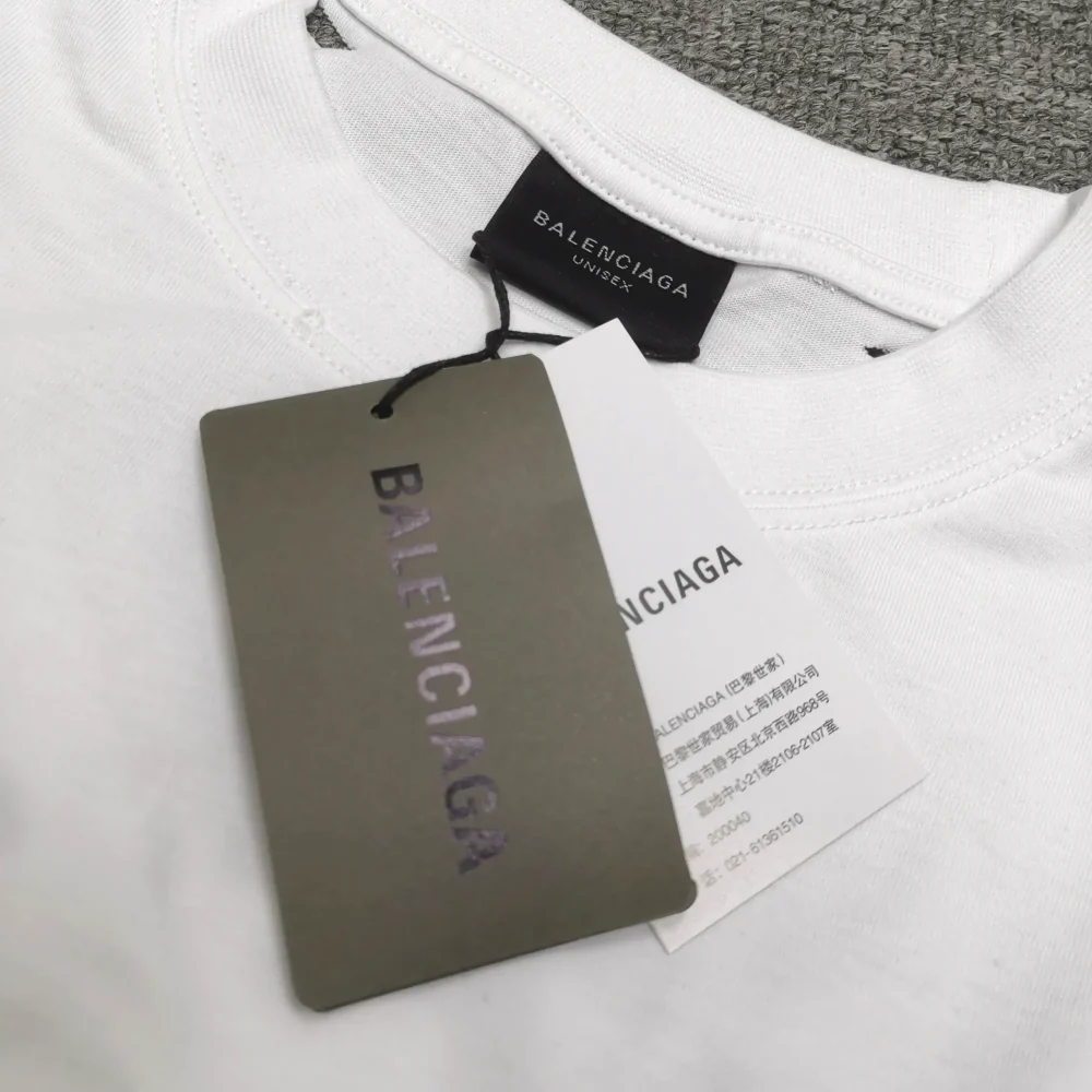 Balenciaga Tape Type T-Shirt Medium Cut In Raspberry White - etkick reps au