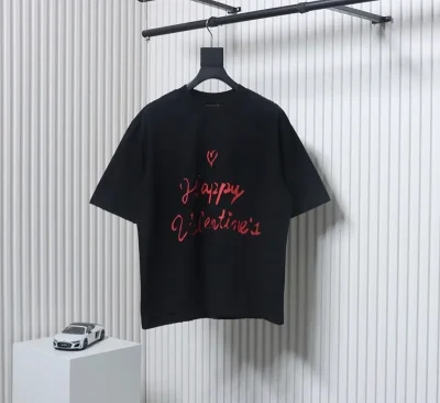 Balenciaga ripped T-shirt with Valentine’s Day heart slogan - etkick reps au