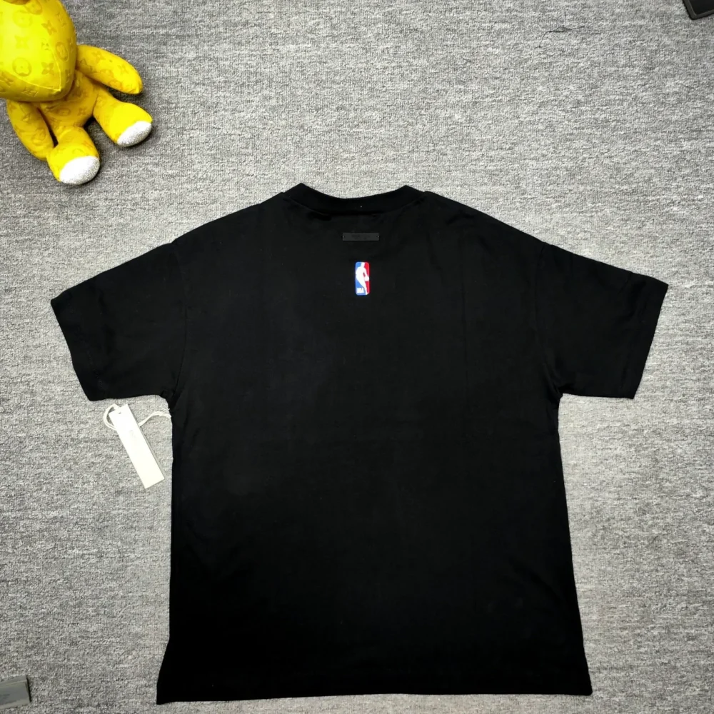 FOG Essentials x NBA Essentials Heat Tee Crew Neck Short Sleeve Black - etkick reps au