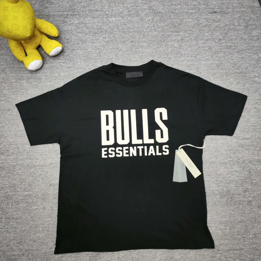 FOG Essentials x NBA Essentials Heat Tee Crew Neck Short Sleeve Black - etkick reps au