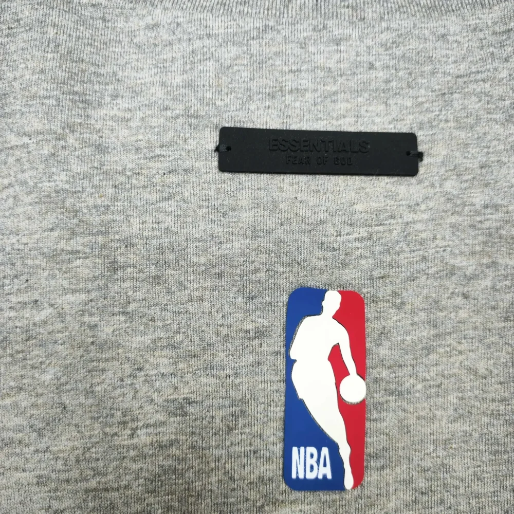 FOG Essentials x NBA Essentials Heat Tee Crew Neck Short Sleeve Black - etkick reps au