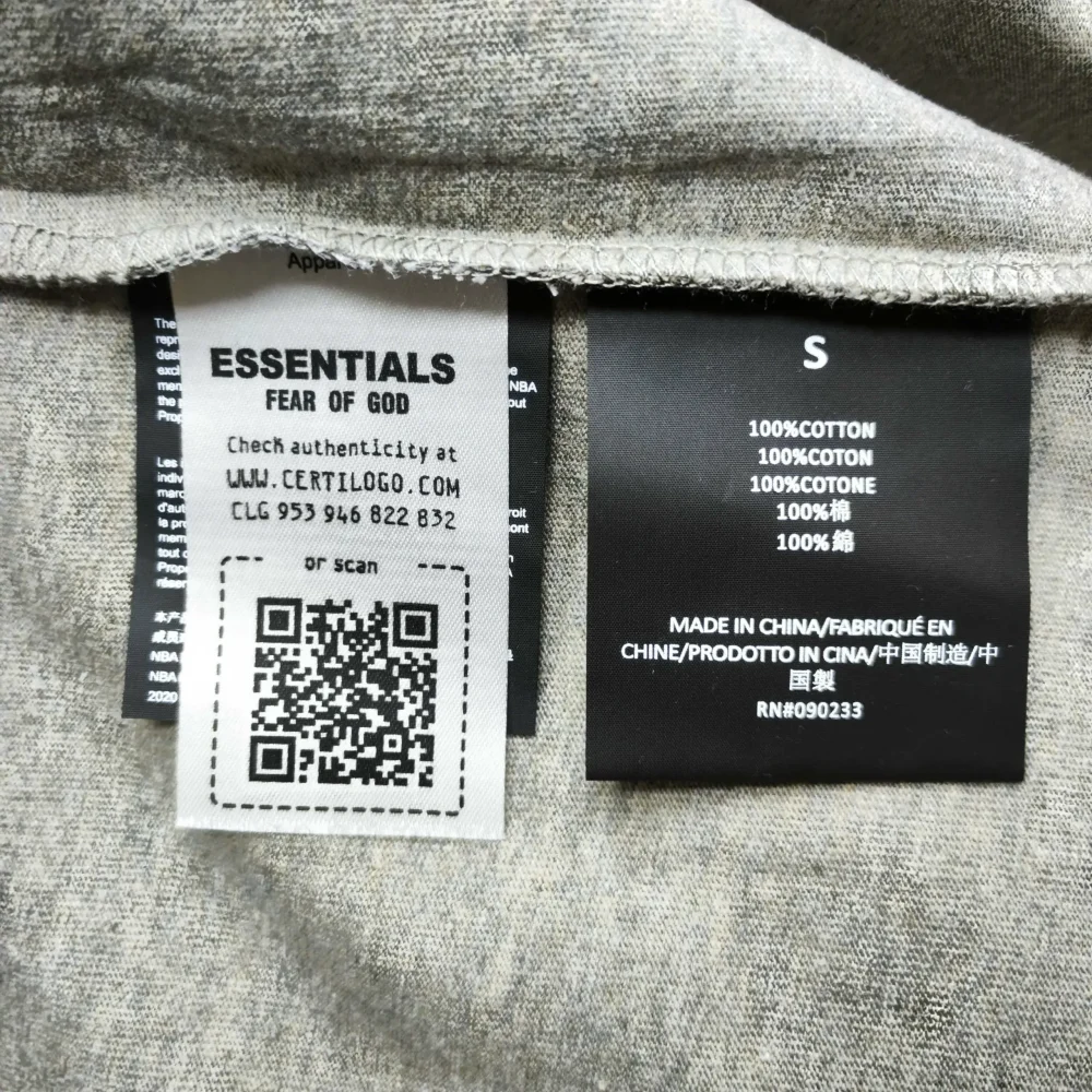 FOG Essentials x NBA Essentials Heat Tee Crew Neck Short Sleeve Black - etkick reps au