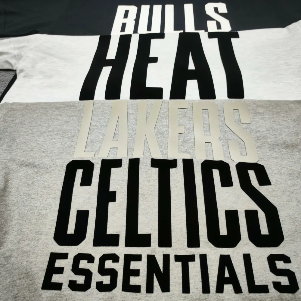 FOG Essentials x NBA Essentials Heat Tee Crew Neck Short Sleeve Black - etkick reps au