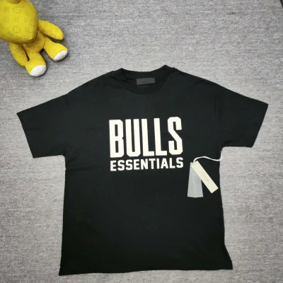 FOG Essentials x NBA Essentials Heat Tee Crew Neck Short Sleeve Black - etkick reps au