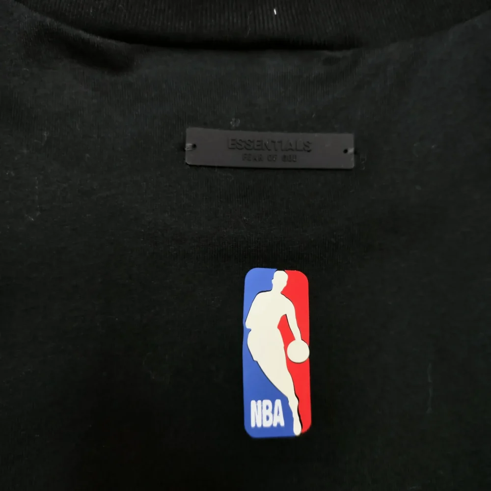 FOG Essentials x NBA Essentials Heat Tee Crew Neck Short Sleeve Black - etkick reps au