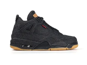 Levi's x Air Jordan 4 Retro NRG Black Levis Replica
