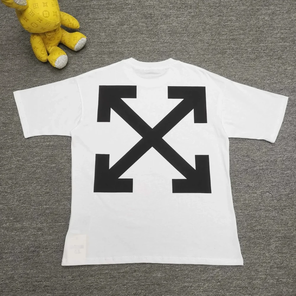 OFF WHITE Cream Colored Loose Fitting T-Shirt - etkick reps au