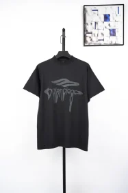 Balenciaga 3M Destruction Short Sleeve Black